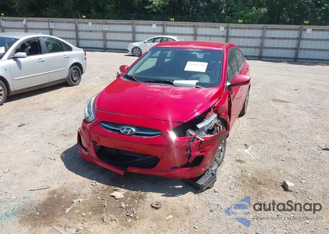 2017 Hyundai Accent Value Edition z USA, uszkodzony, nr VIN KMHCT4AEXHU336311